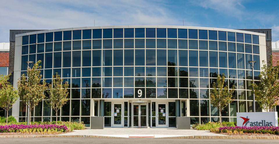 Outside of Astellas life sciences facility in Boston, Massachusetts, after W. P. Carey (WPC) Asset Management team financed redevelopment