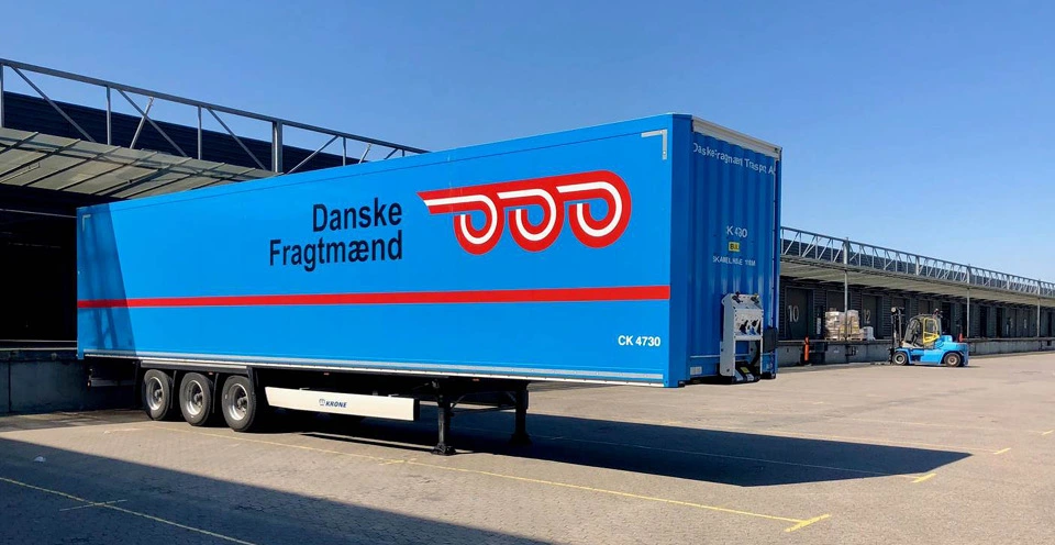 Outside Danske Fragtmænd logistics facility in Denmark, after acquisition of existing lease and follow on expansion by W. P. Carey (WPC)