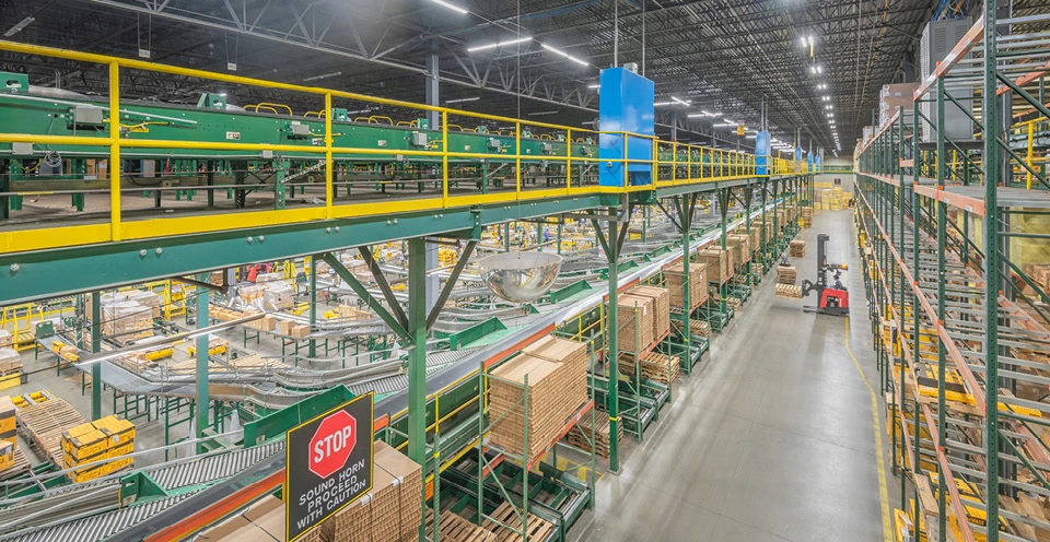 Inside Stanley Black & Decker logistics and distribution facility in North Carolina, after completing a sale-leaseback with W. P. Carey (WPC)