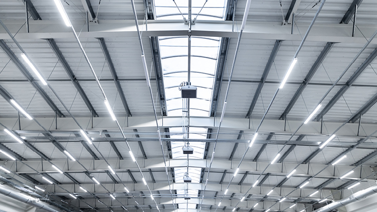 Industrial facility ceiling lights