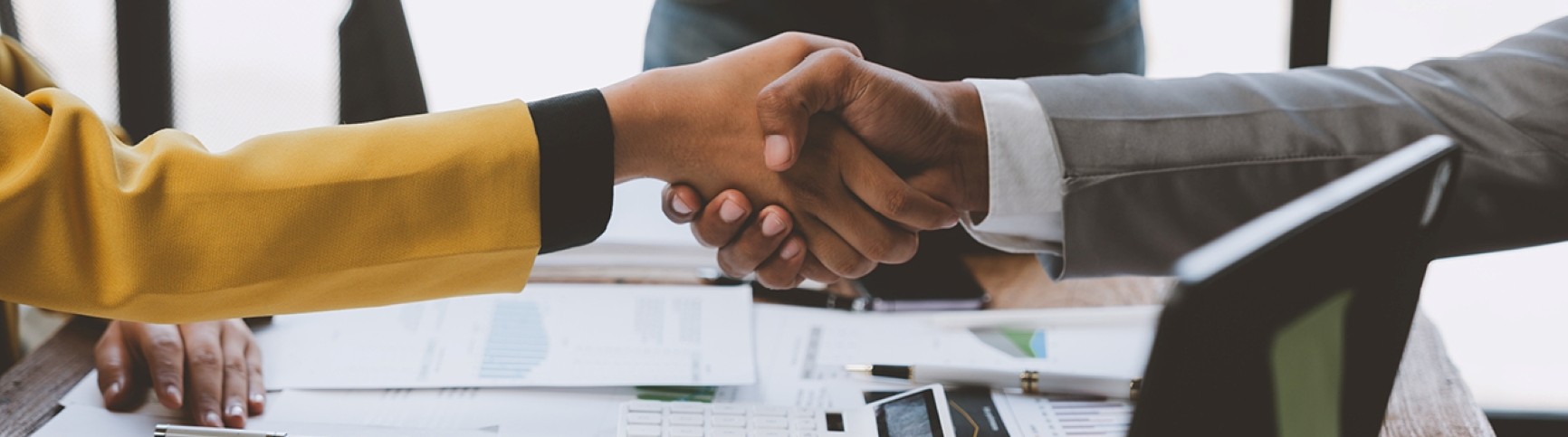Photo of people shaking hands