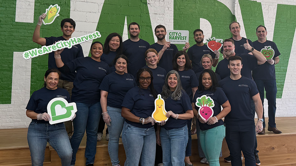 W. P. Carey employees at a CityHarvest event