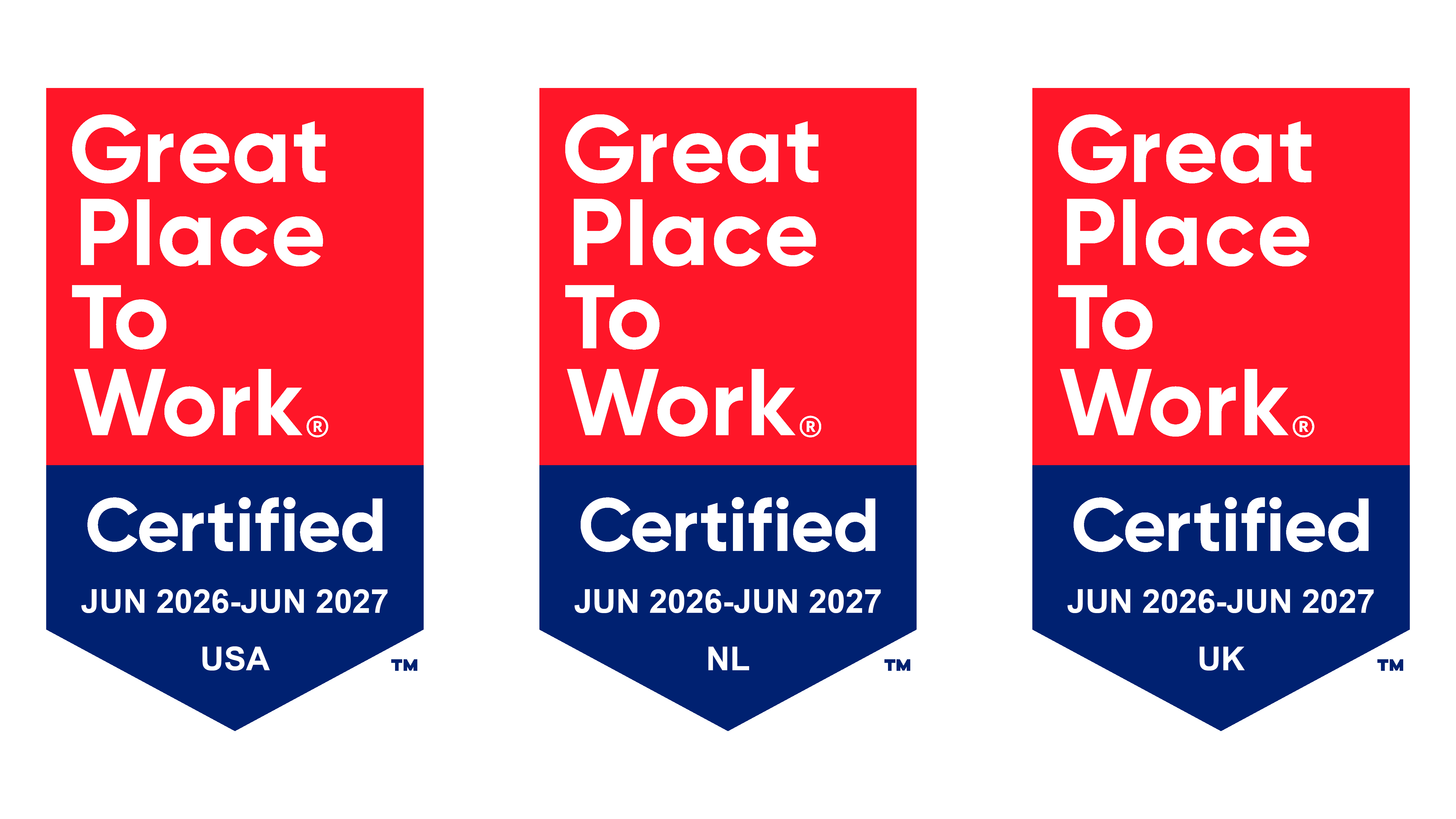 Great Place to Work(R) Certifications (TM) 2026