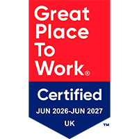 Great Place to Work(R) Certified June 2026-June 2027 UK