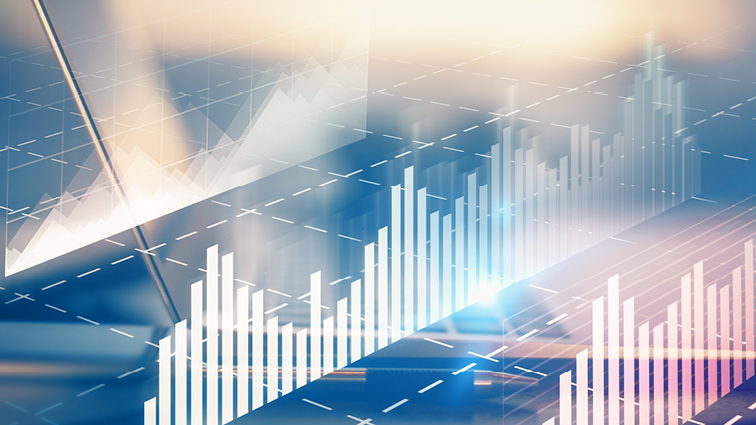 conceptual image of fluctuating prices