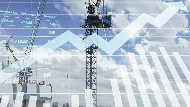 conceptual image of rising prices