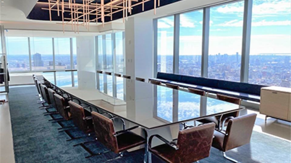 The W. P. Carey NYC boardroom