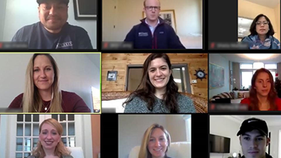 A virtual meeting in 2020