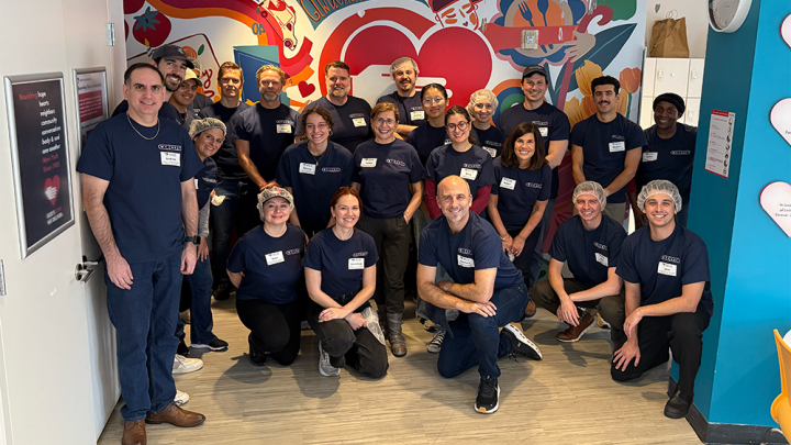 W. P. Carey employees at a CityHarvest event