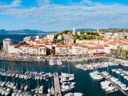 French Riviera boating dock