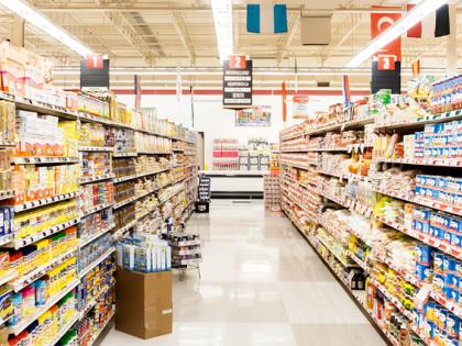 A grocery store aisle