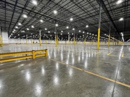 The inside of a W. P. Carey owned building that underwent an LED lighting overhaul.