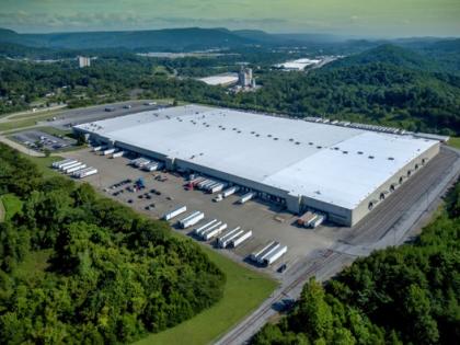 The exterior of a large warehouse owned by W. P. Carey and leased by Chattem.