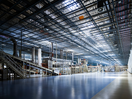 The interior of W. P. Carey owned facility