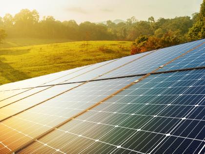 Photo of solar panels