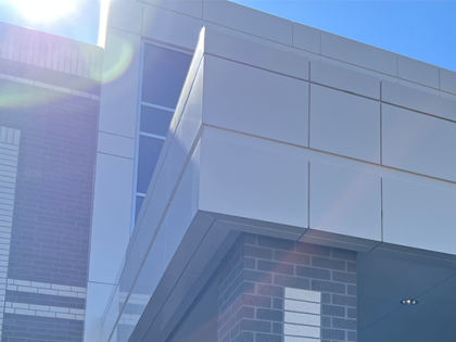 The exterior of a healthcare facility