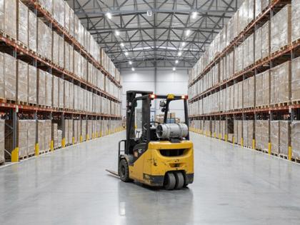 Stock photo of an interior of a warehouse