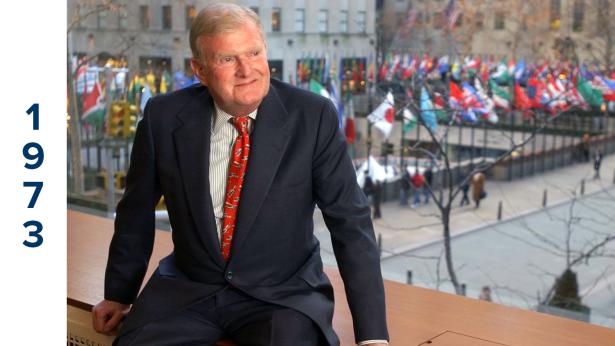 Photo of Bill Carey at Rockefeller Center