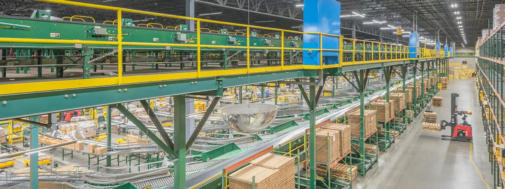 The inside of a warehouse owned by W. P. Carey and leased to Stanley Black & Decker