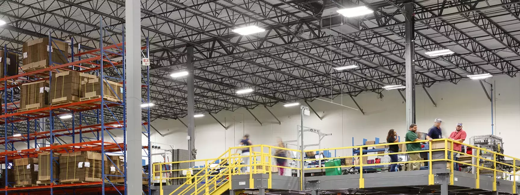 Interior of a warehouse leased to Harbor Freight and owned by W. P. Carey
