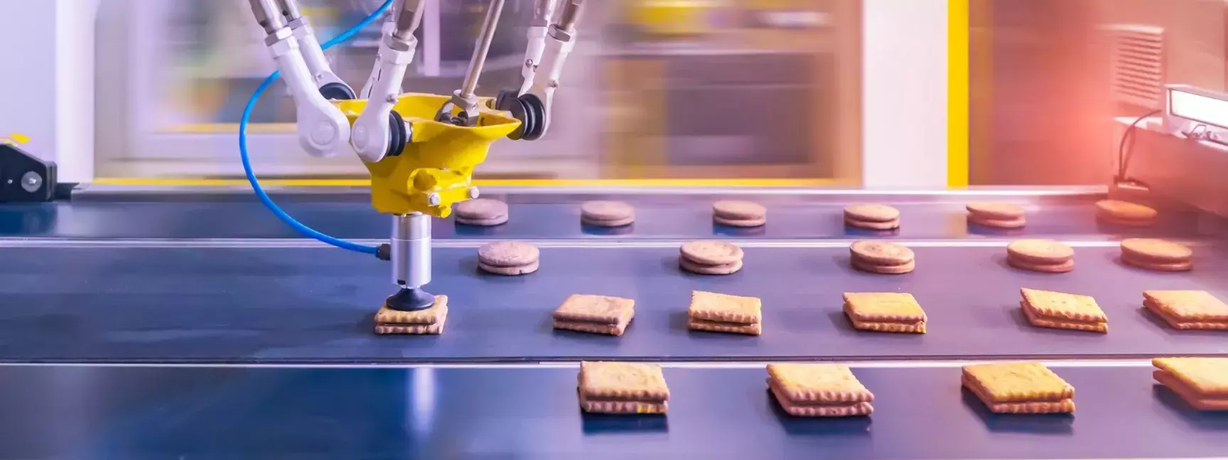 Food production machine for cookies