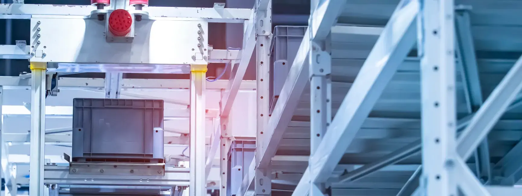 The interior of a refrigeration facility