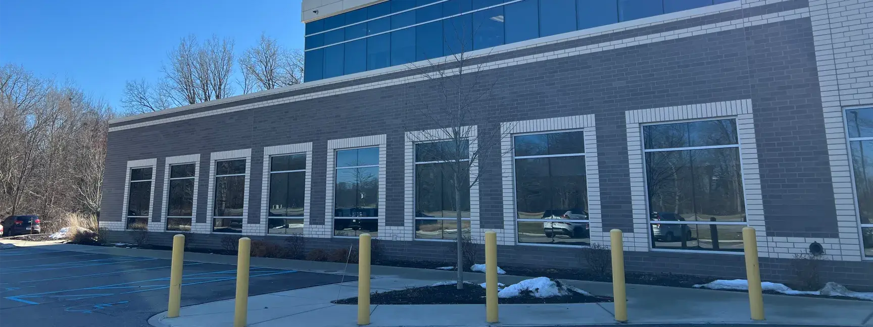 The exterior of a healthcare facility