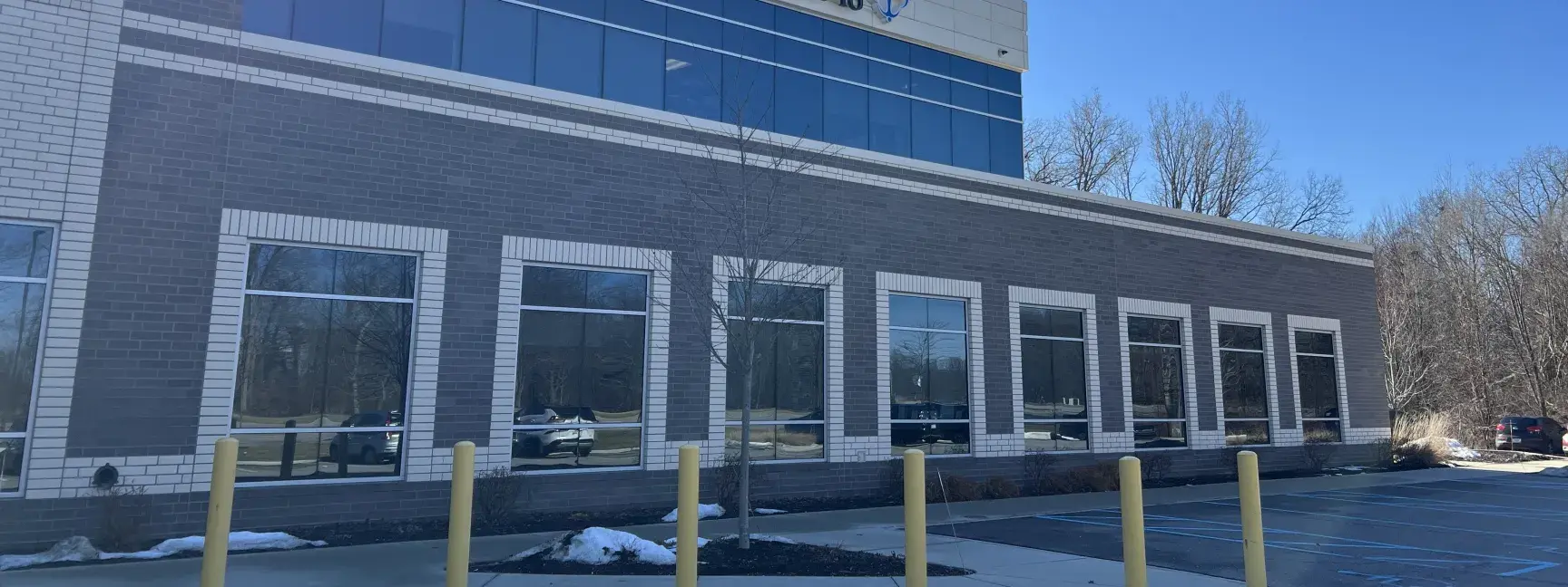 The exterior of a healthcare facility