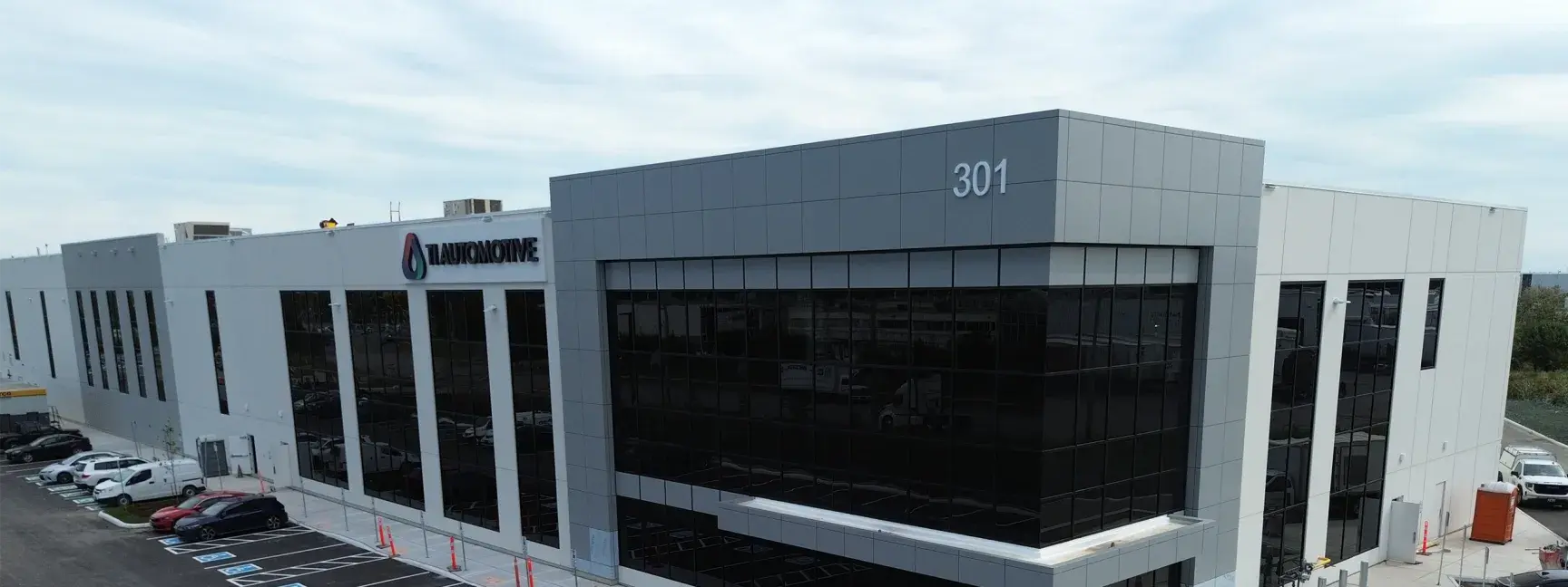 The exterior of a warehouse that was built by W. P. Carey in a turnkey build-to-suit transaction.