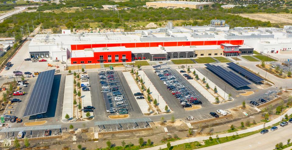 Outside of Cuisine Solutions food production facility in Texas, after W. P. Carey's (NYSE: WPC) build-to-suit construction financing and sustainability improvements